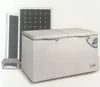 400L 600L 1500L Double door Freestanding solar freezer/white deep freezer with CE/CB CERTIFICATE
