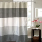 Classical Stripe Printed Waterproof Shower Curtain Wholesale