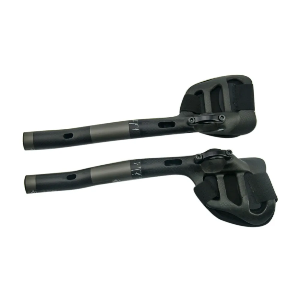 RXL SL Bicycle Carbon aero Bars TT Bar Ends Bicycle Handlebars Extenders Bicycle 3K Matte Gray 340mm Triathlon Bicycle Extender (7)