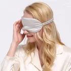 Custom Travel Comfortable Sleep Mask Sleeping Contoured Silk Eye Mask