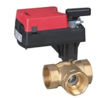 2017 hot sale Threaded 220VAC DN32 brass ball valve with electric actuator
