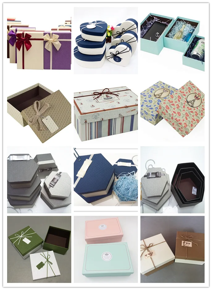 custom design matte black gift box