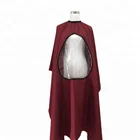 Factory manufacture custom printed hair cutting salon cape polyester cape