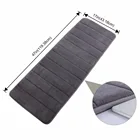 Bathroom Bath Runner Rug Long Soft Water Absorbent Memory Foam Rubber Back Anti-slip