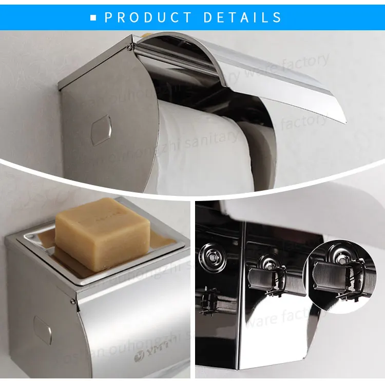 Stainless Steel Toilet Paper Holder Toilet Paper Holder Funny Multifunctional Toilet Paper Holder Rack