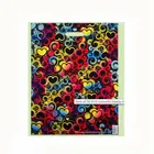 Full printing Colorful Biodegradable PO storage bag OEM Plastic Shopping handle Bag