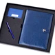 brand wholesale business leather notebook gift set with pen and