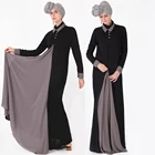 high quality crepe abaya anti-wrinkle breathable 100%polyester modern islamic maxi dress muslim
