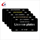 Laser Aluminum License Plates Laser White License Plates