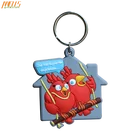 Supper Adventure Rubber Keyholder And Automotive Soft PVC Rubber Keychain