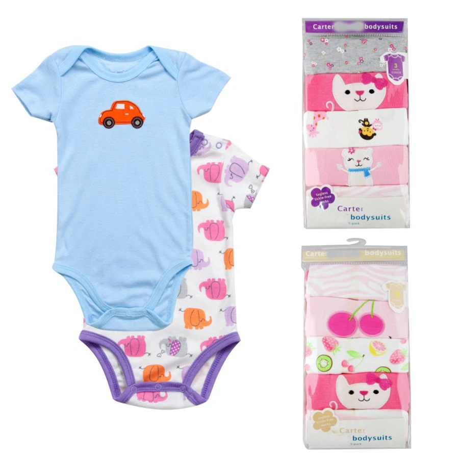 5-pcs-lot-Baby-Short-sleeve-rompers-baby-boy-jumpsuit-Newborn-baby-cotton-romper-Jumpsuits-Rompers (2)