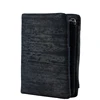 New Arrival Vertical Short Coin Wallet with SIM Card Pocket Exquisite Pattern Unisex Mens Wallet Genuine Leather Purse