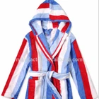 Ladies Mini Wrap Shawl Collar Bath Robe House Coat Nightwear