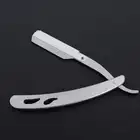 Hot sales barber shaving straight razor blade single blade stainless steel barber shop shaving hair razor knife MRZ007