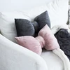 Velvet fabric bow-tie chair pillow ornaments sofa car pillow bedding car seat cushion
