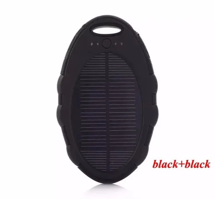 Custom Logo Waterproof Portable Solar Power Bank with LED Light for Chiarging for Xiaomi - ANKUX.COM