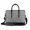 Hot selling wholesale fashion 15 inch men business tote felt laptop bag for women