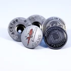 Professional Custom Electroplated Copper Alloy Castings Jeans Metal Button