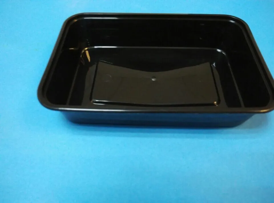 トップセールス長方形500ミリリットル使い捨てマイクロ波プラスチック食品トレイ仕入れ・メーカー・工場
