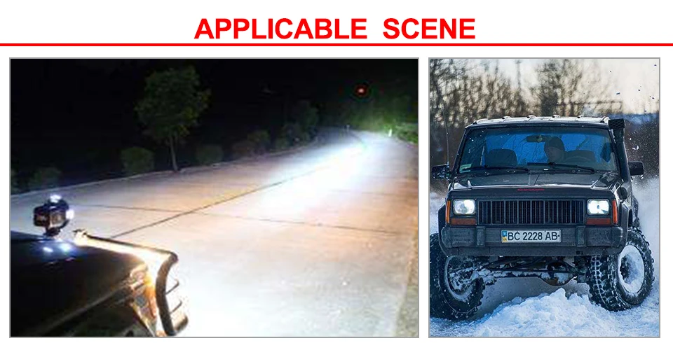 Car Auto truck Offroad driving light Spot Flood Led work light  (10)