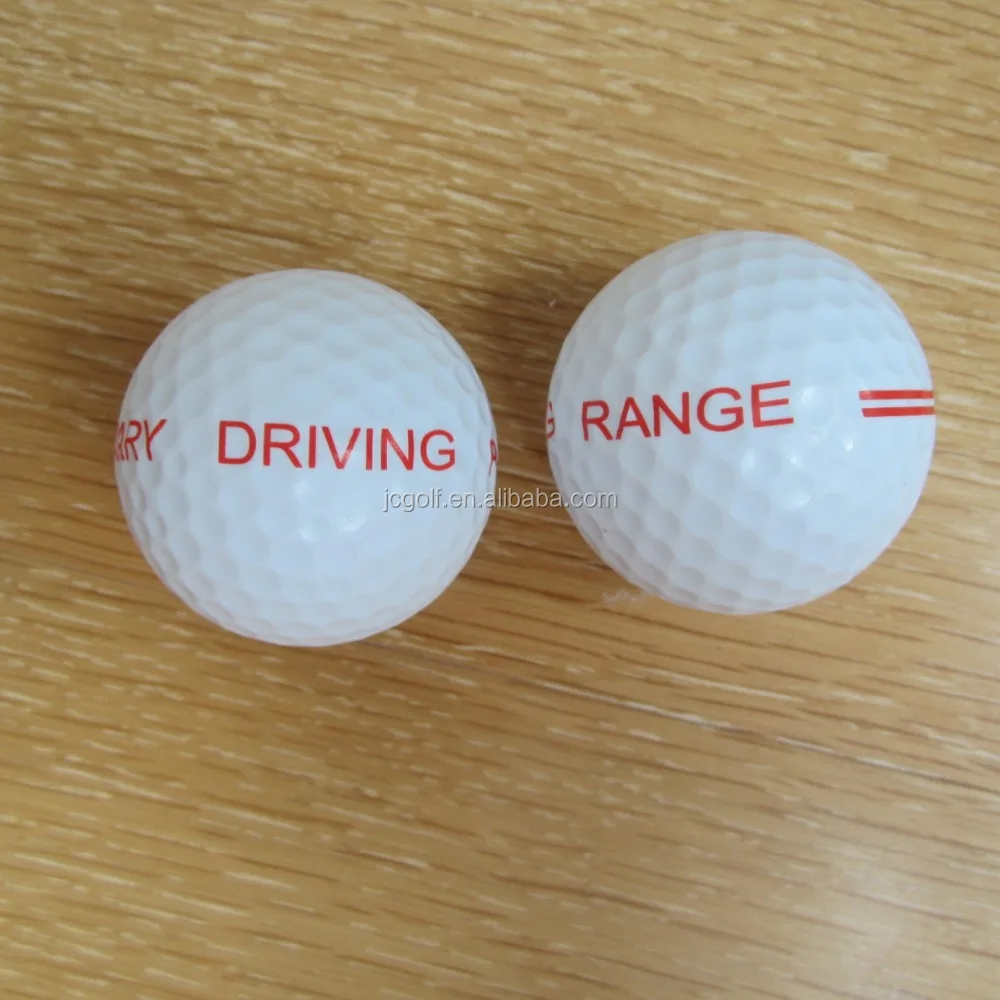Logotipo personalizado impreso 2 piezas conducción de pelotas de golf