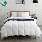 Home Decorative Solid Color Cotton Fabric High Loft Microfiber Quilt Comforter