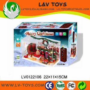 promotional christmas gift/xmas gifts with music and light