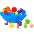Wholesale DIY Balanced Block Toys Children Wooden Montessori Educational Toy