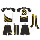 Made in China high quality blank football uniforms sublimation custom sports soccer uniforms