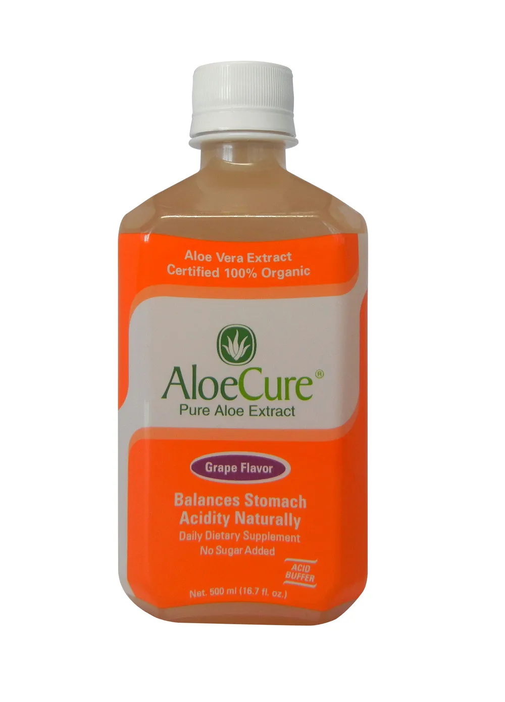 aloecure organic aloe vera extract juice,fruity flavor for