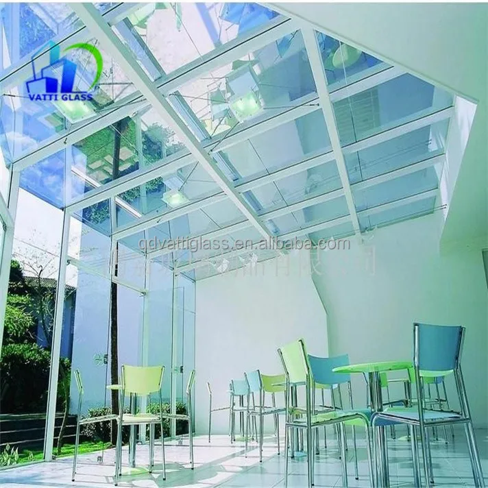 Architectural Glass Panel Thick Tempered Glass Panels Clear Float