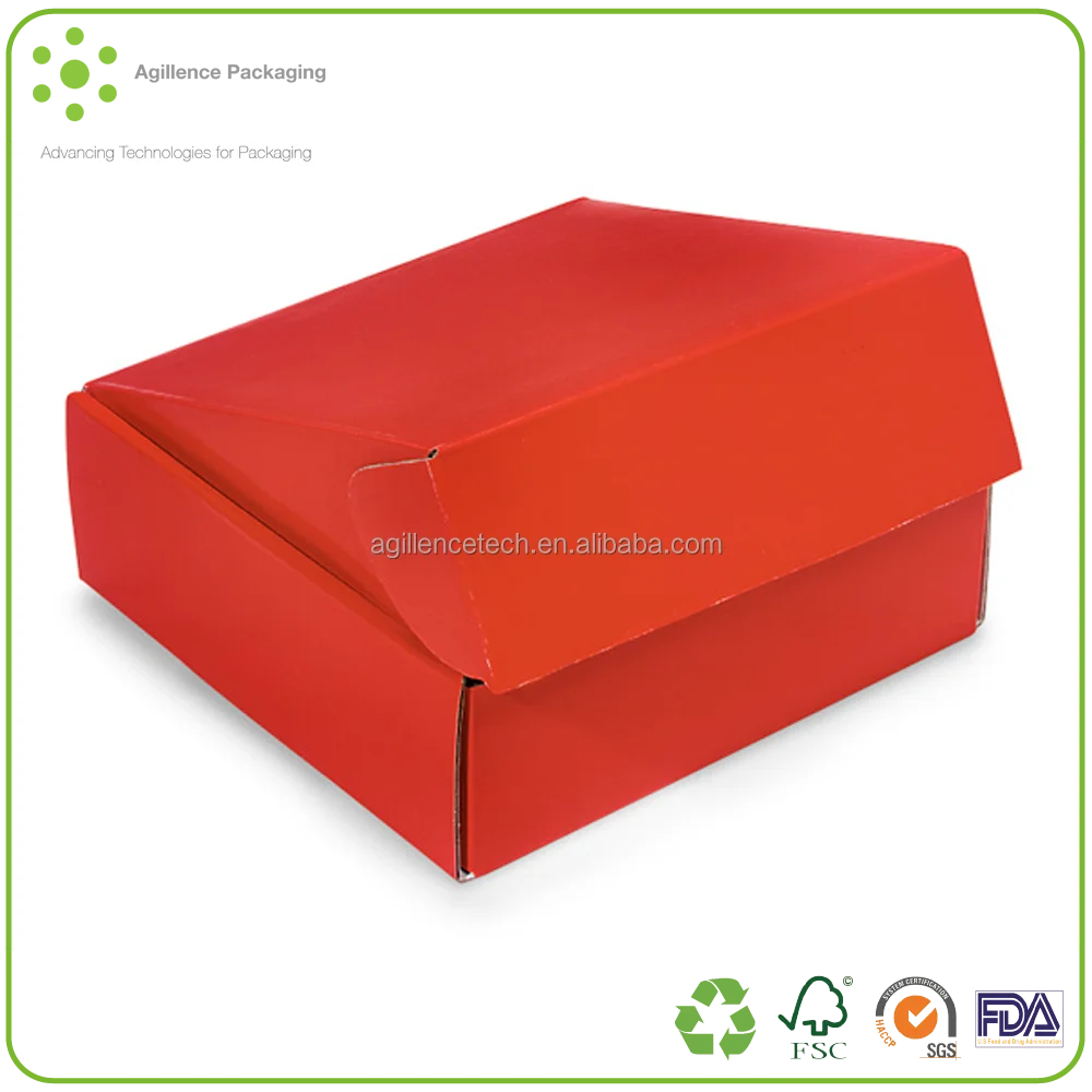 auto lock boxes,1-piece with fold-over lid, for gourmet gift