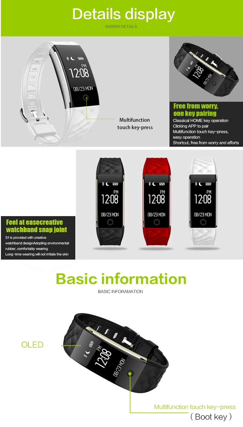 ODMOEM factory Fitness Tracker with Heart Rate Monitor,IP67 Waterproof Smart Bracelet (21).png