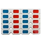 Wholesales 2*250g Paper Red Cyan 3D Glasses for Promotion