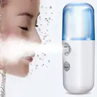 Nano Facial Mister Cool Mist Sprayer Portable Facial Steamer Moisturizing & Hydrating 30ML Skin Care USB Charge