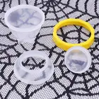 6pcs/Set Silicone Egg Cooker Hard Multi Function Cooking Tools With White Egg Separator