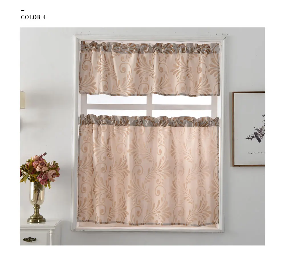 Napearl Novo Design Curto Cozinha Cortinas Sombra Janela Tratamentos Napearl Novo Design Curto Cozinha Cortinas Sombra Janela Tratamentos