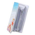 Guangzhou New Design Beach Shoes Printed PU Lady Wallet and Purses with Zipper/Wholesale Fashion Gift
