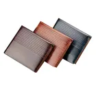 New arrival Amazon New Men's PU Leather Wallet Short fashion Style 3 color Wallet For Men
