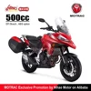 1 2019 500cc Adventure motorcycle ADV motorbike water cooling two cylinder engine 500 cc Chinese factory motrac