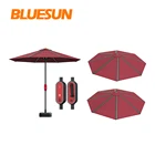 Bluesun hot selling beach solar umbrella base price
