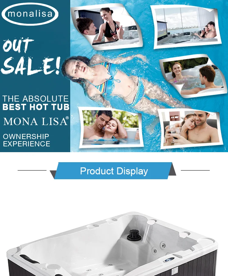 whirlpool massage bathtub durable luxury hottub outdoor spa bath