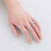New Arrival Ring For Women Silver Color Ring Classic Wedding Ring Cubic Zircon Finger Rings Bridesmaid Gifts