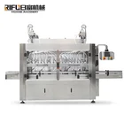 China supplier full automatic glass and plastic bottle liquid vinegar wine soya sauce vacuum filling machine