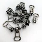 Zipper Pull Zipper Sliders 3# 5# 8# Fancy Custom Logo Nickel-Free Metal Zipper Sliders And Zipper Pullers Metal Zipper Pull