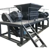 2000 model large capacity 15t twin shaft tire shredder, 4 shafts plastic crusher shredders for sale