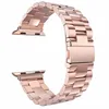 38mm 40mm 42mm 44mm 316L 3 link bracelet wrist watch band for apple watch band stainless steel
