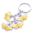 metal custom souvenir butterfly key chain