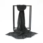 university wool linen cotton hair scarf women sports scarves