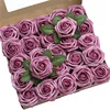 F-1119 Wholesale Cheap Small Floral Foam Rose Flower Arrangement For Decoration